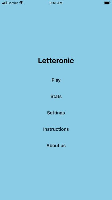 Accessible letteronic iOS