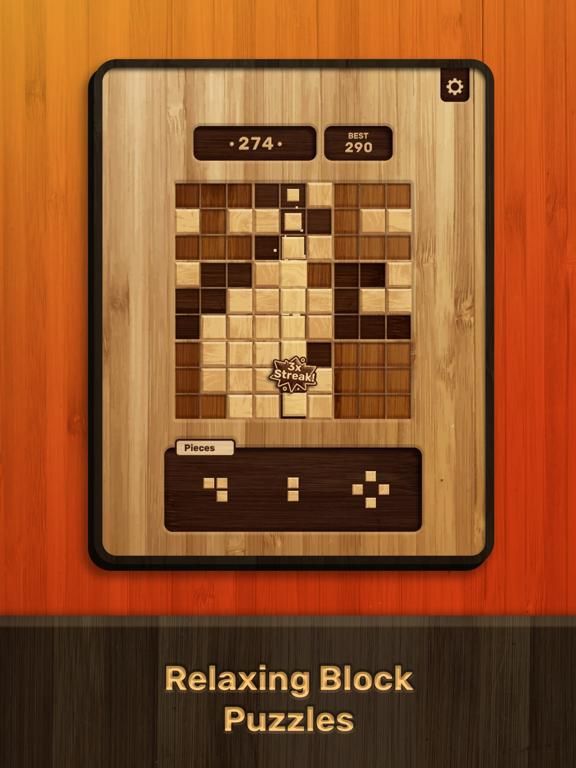Wood Blocks by Staple Games iPhone Screenshot