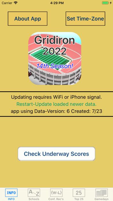 Gridiron 2022 College Football iOS