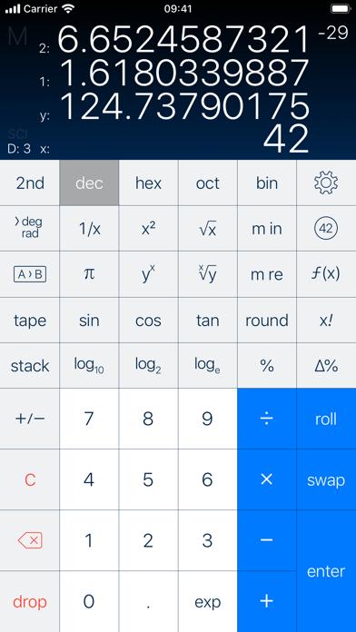 PCalc RPN Calculator iOS