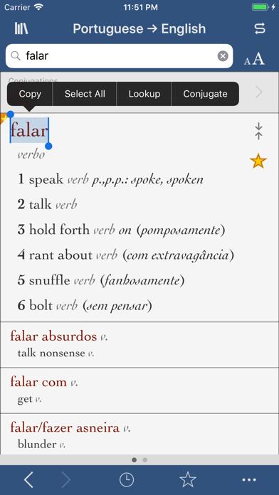 Portuguese-English Dictionary and Verbs iOS