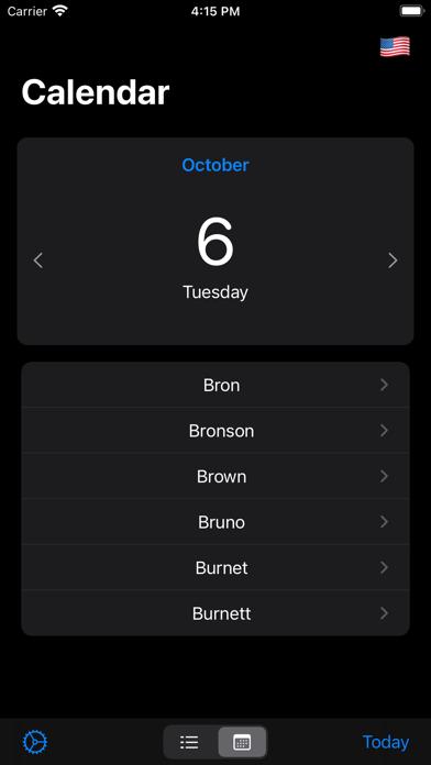 Name-days iOS