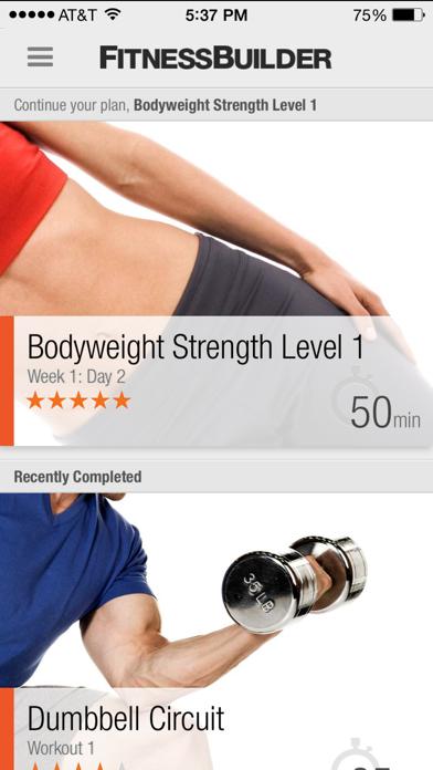 FitnessBuilder iOS