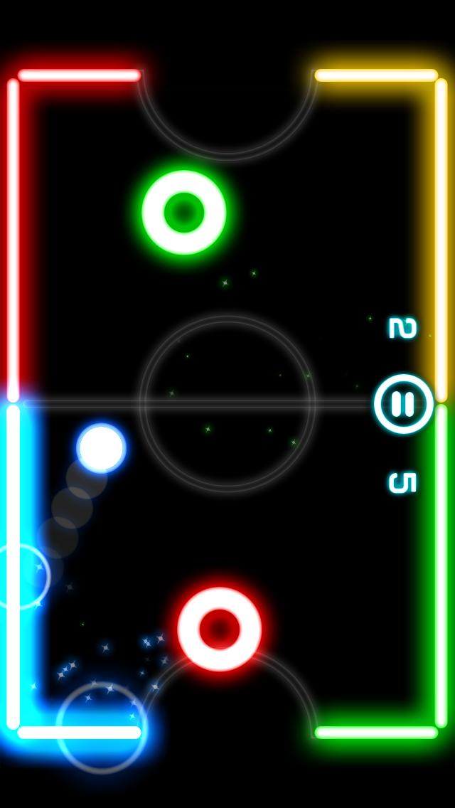 Glow Hockey 2 iOS