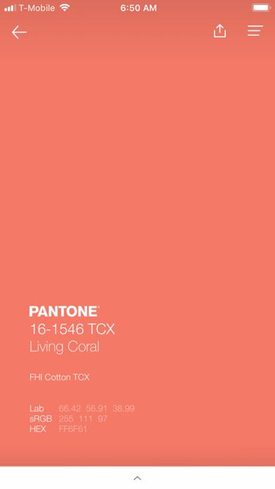 myPANTONE iOS