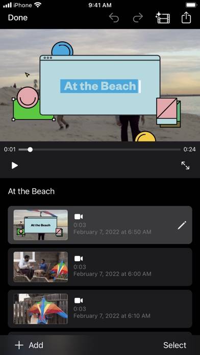 iMovie iOS