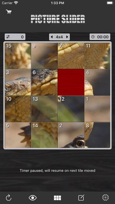 Picture Tile Slider iOS