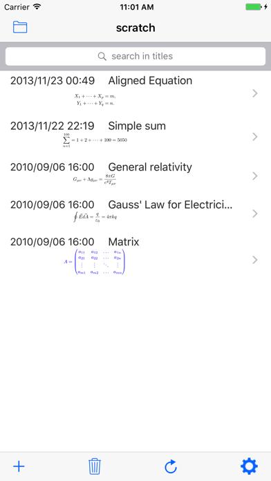 TeX Equation iOS