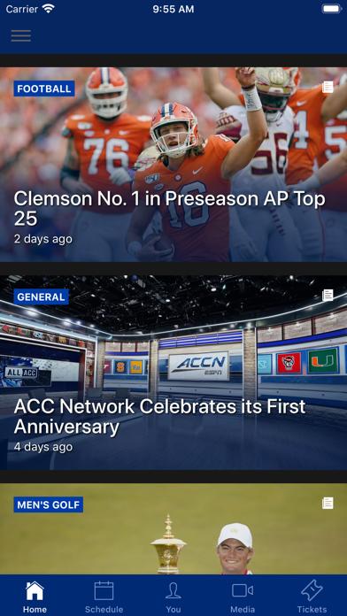 ACC Sports Official Application of The Atlantic Coast Conference iOS