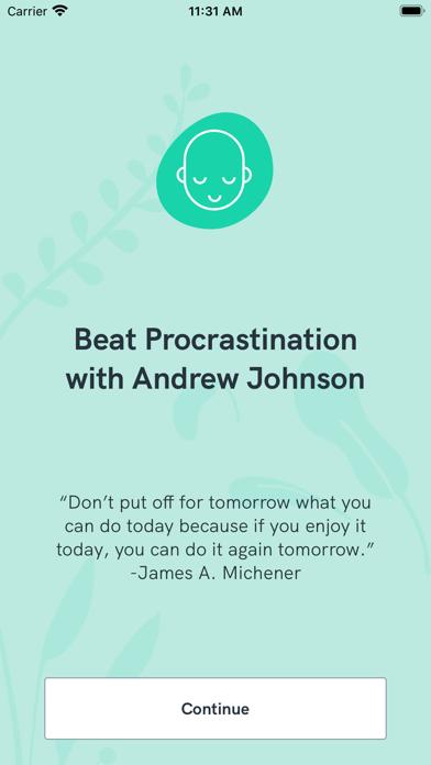 Beat Procrastination with Andrew Johnson iOS