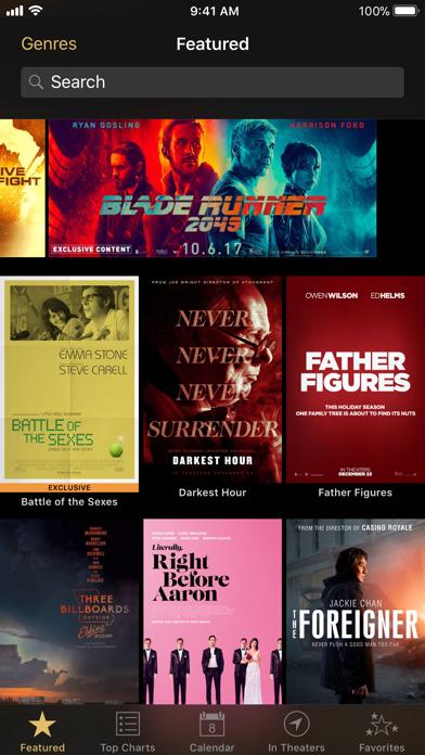 iTunes Movie Trailers iOS