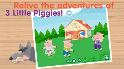The Three Little Pigs and Big Bad Wolf – Interactive Bedtime Story Book for Kids & Fun Games Place iOS