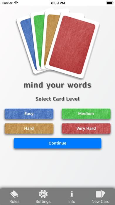 Mind Your Words iOS