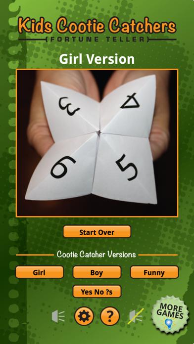 Cootie Catcher Fortune Teller iOS