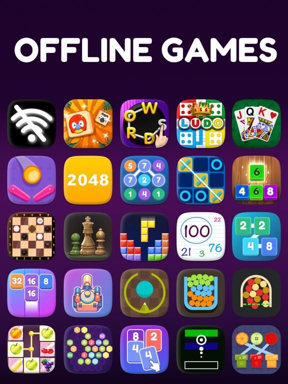 Offline Games iPhone Screenshot