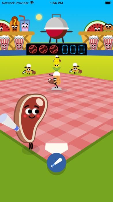 Doodle Baseball Game iPhone Screenshot