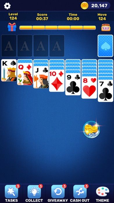 Epic Solitaire: Card Master iPhone Screenshot