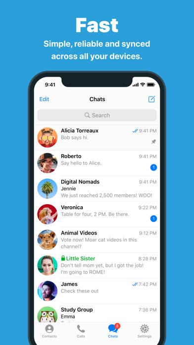 Telegram Messenger iOS