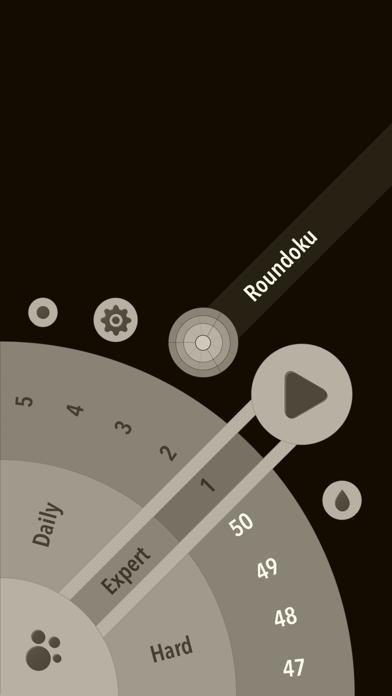 Sudoku: Roundoku Black 3 iOS