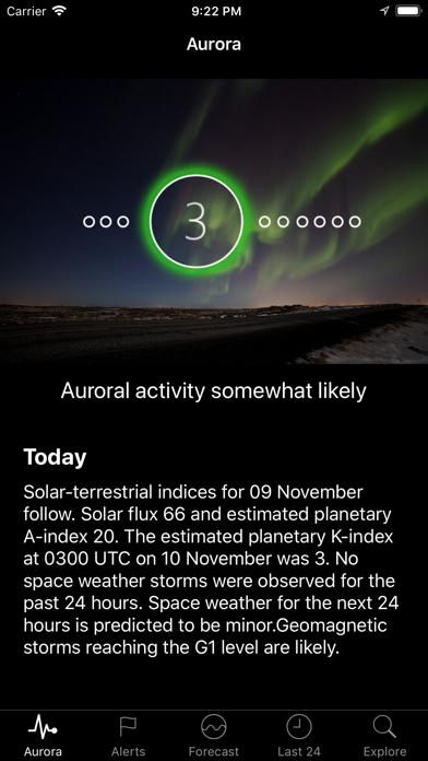 Space Weather App iOS