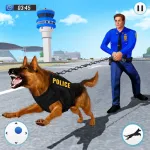Police Dog Airport Criminal Chase 3D App Icon