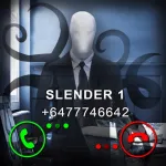 Fake Video Call Slender App icon