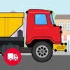 Trucks Connect the Dots and Coloring Book for Kids App Icon