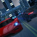 Night City Traffic Street Road Car Driving Drift and Parking Career Simulator ios icon