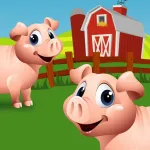 Farm Animal Picture Match App icon