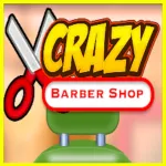Crazy barber shop ios icon