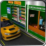 Drive Thru Super-Market: Modern City Car Shopping 3D App Icon