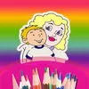 The Best Colouring Book For Kids  Making the Persons Colorful For Mother s Day