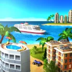 Paradise City Island Sim Bay App icon