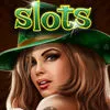 Irish Leprechaun Girl Pot of Gold Slots Pro ios icon