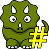 Dinosaur Tic-Tac-Toe (2-Player Edition) App Icon