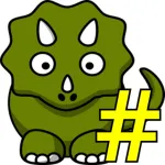 Dinosaur Tic-Tac-Toe (2-Player Edition) App Icon