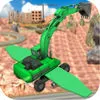 Flying Heavy Excavator & Concrete Sand Transporter Tractor Truck App Icon