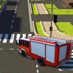 Fire Brigade Truck Simulator 2016 App Icon