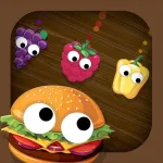Smart Baby Shapes FOOD: Fun Jigsaw Puzzles and Learning Games for toddlers & little kids App Icon