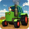 Blocky Farming Simulator USA Tractor Plow Harvest App icon