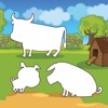Farm Game: Kid Puzzles Game App Icon