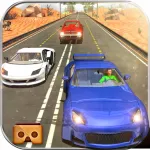 VR Highway Racing in Car Driver App icon