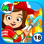 My Town : Fire station Rescue App Icon