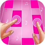 Pink Piano Tiles : Piano Games App Icon