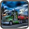Michigan city car transport: delivery truck driver ios icon