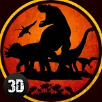 Dinosaur Park Building Simulator 3D App Icon