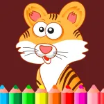 Coloring book : kids games for boys & girls apps App Icon