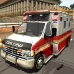 Ambulance Driver Trails Parking Sim 2017 ios icon