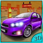 Car Drive Thru Supermarket – 3D Driving Simulator App icon
