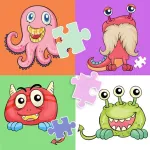 Cute Monster Jigsaw Puzzle App Icon